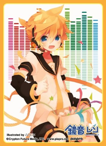 きゃらスリーブコレクション　鏡音リン　鏡音レン　ボーカロイド　ボカロ スリーブ】「初音ミク」「鏡音リン」「鏡音レン」「巡音ルカ」の